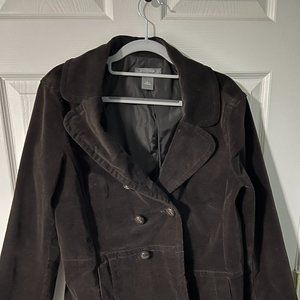 Vintage Ann Taylor Brown Corduroy Jacket - Size L